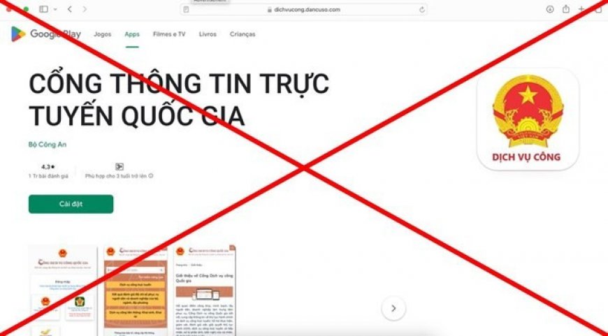 Giả mạo website của Bộ TT&TT để lừa đảo, đánh cắp thông tin